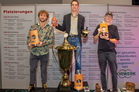 Bundeslehrlingswettbewerb der Bodenleger Preisverleihung | © Congress Messe Innsbruck