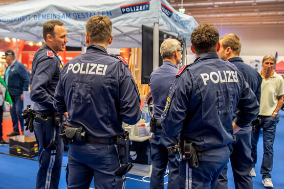 Polizei-Stand auf der Innsbrucker Herbstmesse | © Congress Messe Innsbruck Polizei-Stand auf der Innsbrucker Herbstmesse | © Congress Messe Innsbruck